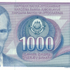 Yugoslavia 1.000 Dinars 1991 Nikola Tesla 1856-1943 #655 - pikkukuva 1