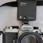 VANHA Kamera Nikon FM + Nikkor 50 mm 1:2 SIISTI - pikkukuva 1