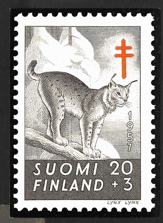 Postimerkkikortti - Ilves
