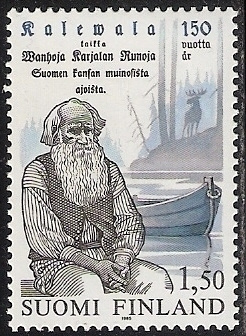 1985 Kalevala 150 vuotta 1,50 mk ** LaPe 955