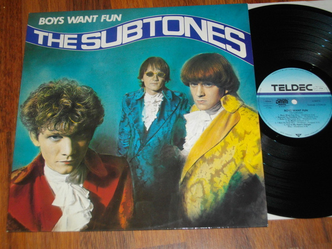 the SUBTONES - Boys Want Fun - LP 1986 mod rock EX