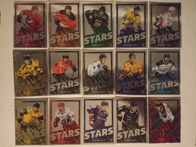 2019-20 Cardset Stars täysi erikoiskorttisarja 1-15