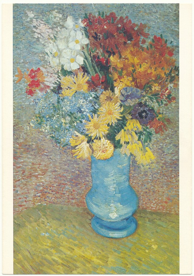 Vincent van GOGH - Kukkia sinisessä maljakossa