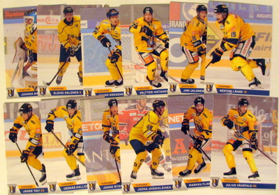 Cardset 2018-19 Mikkelin Jukurit 229-240 teamset