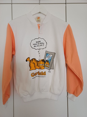 Vintage Karvinen Garfield collegepaita