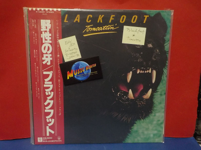 BLACKFOOT - TOMCATTIN EX+/EX JAPAN -80 PRESS LP
