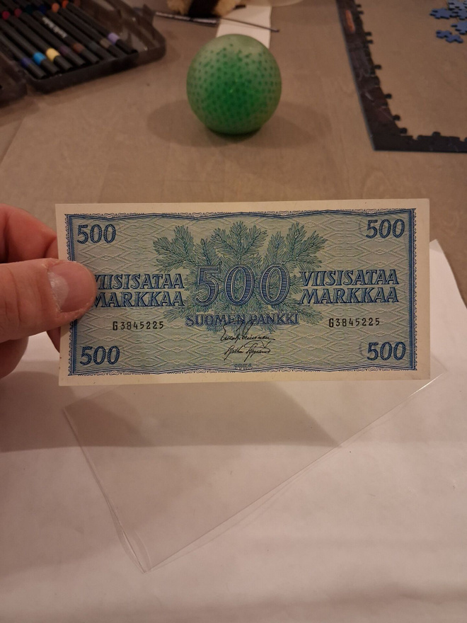 pakka sileä 500 mk G 1956