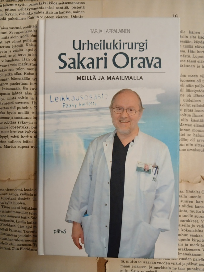 Tarja Lappalainen - Urheilukirurgi Sakari Orava (sid.)