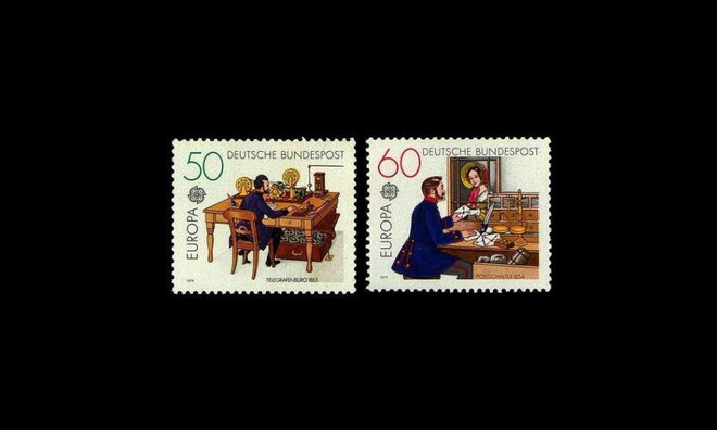Saksa 1011-2 ** Europa posti- ja telehistoria (1979)