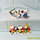 * HYVÄKUNTOISET 80-LUVUN SNOOPY RESSU FIGUURIT 12 KPL * - pikkukuva 3