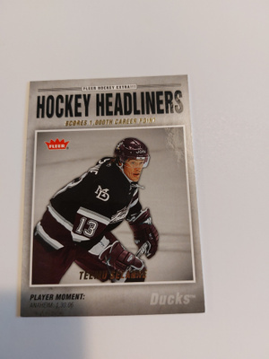 2006-07 Fleer Hockey Headliners #HL3 Teemu Selänne