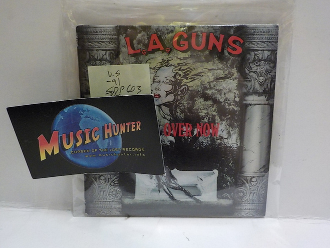 L.A. GUNS - IT'S OVER NOW U.S 1991 PROMO SLEEVE CDS