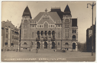 Helsinki Kansallisteatteri 1927 kortti