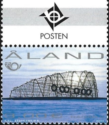 Ål 2002 Pohjola-merkki 3,00 € välilöpari numero ** LaPe 207