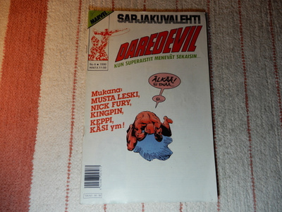 SARJAKUVALEHTI DAREDEVIL - MARVEL 6-1990