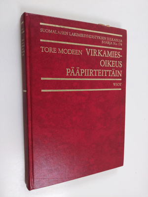 Tore Modeen : Virkamiesoikeus pääpiirteittäin