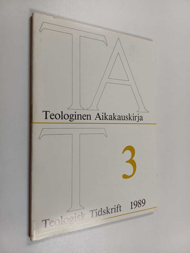 Teologinen aikakauskirja 3/1989