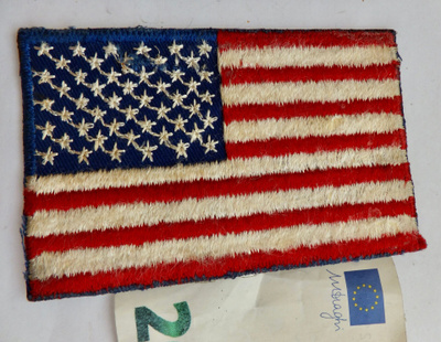 VANHA Kangasmerkki USA Lippu