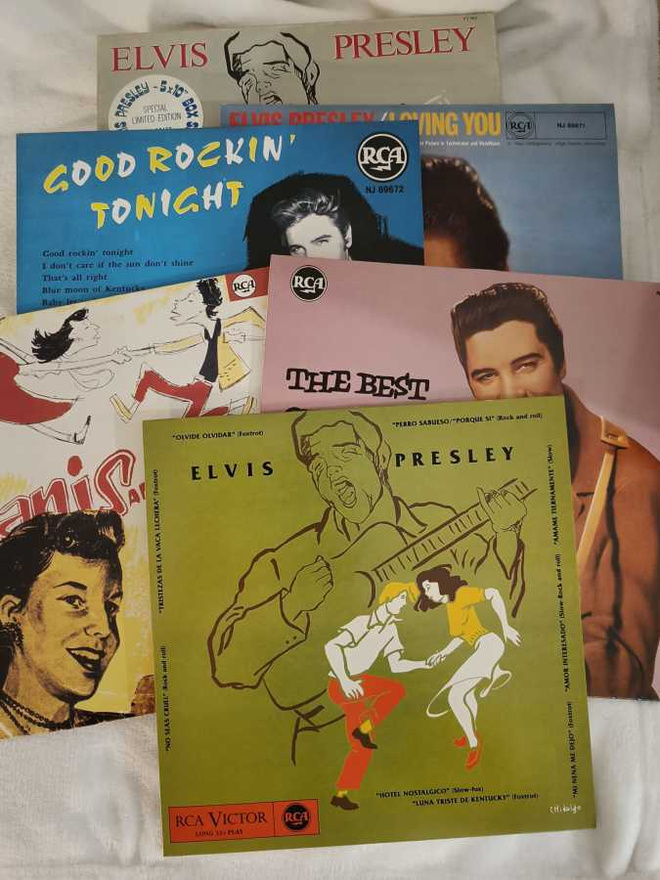 ELVIS PRESLE - ELVIS 10 INCHES LP COLLECTION 5 x 10"