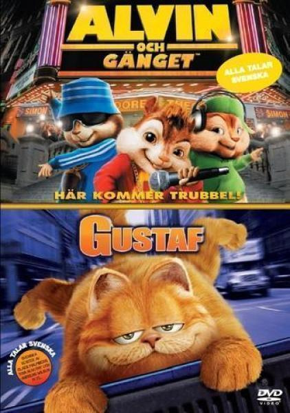 Alvin Och Gänget  &  Gustaf  -  (2 DVD)