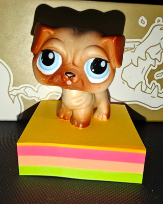 LPS Littlest Pet Shop #1313 Mopsi / Pug