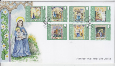 Guernsey 2012 Joulu sarja FDC
