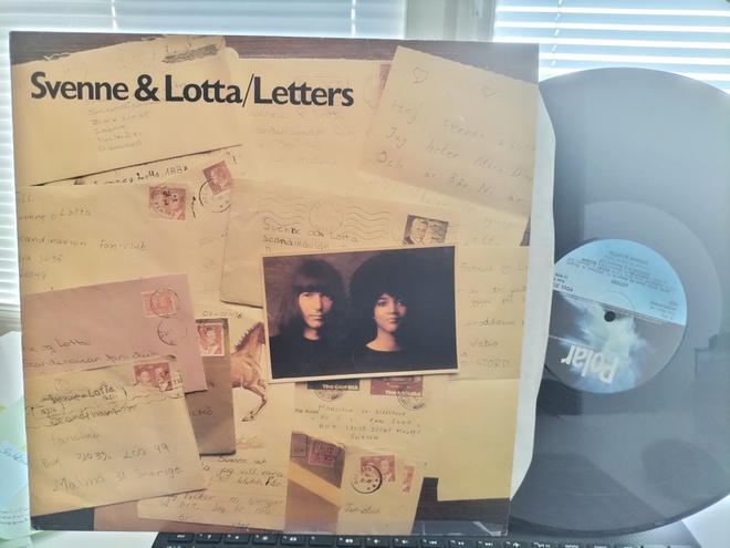 SVENNE & LOTTA (Hep Stars), Letters, LP SWE -76 NÄTTI KUNTO!