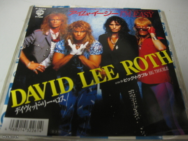DAVID LEE ROTH - IM EASY JAPANI PAINOS M-/M- 7'' SINGLE