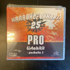 Karaokepokkari Pro 25 - Listahitit parhaita 3 DVD (UUSI) - pikkukuva 1
