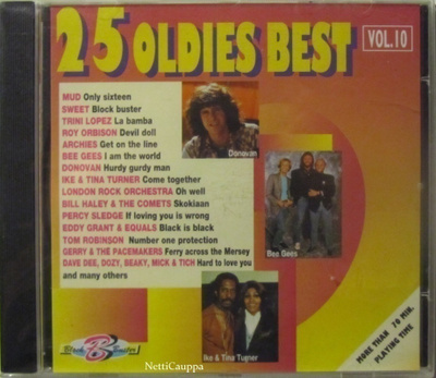 Various • 25 Oldies Best Vol. 10 CD UUSI