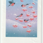 Jaana Aalto : Punatulkut pihlajassa ( 13,5x19,5 cm )(R) - pikkukuva 1