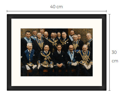 Uusi Vapaamuurari art print kehystetty 30 cm x 40 cm