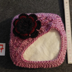 Alina´s Handmade käsin virkattu Nessupiilo ruusulla eri väri - pikkukuva 4