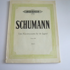 Schumann, DREI KLAVIERSONATEN FÜR DIE JUGEND op 118, piano - pikkukuva 1