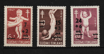 1948 Tubi-merkkisarja leimaamattomana**