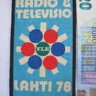 VANHA Kangasmerkki Radio TV Hiihto MM-kisat Lahti 1978 - pikkukuva 1