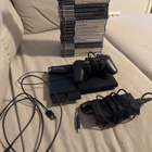 PS2 Slim (iso setti – konsoli + ohjain + HDMI + 20+ peliä) - pikkukuva 1