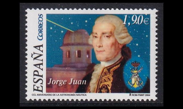 Espanja 3990 ** Tähtitieteellinen navigointi 250v (2004)