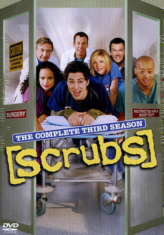 Tuho-osasto (Scrubs) : Kausi 3 (4DVD)