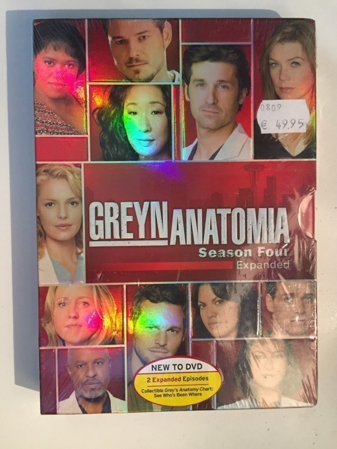 Greyn Anatomia - Kausi 4 (5DVD) UUSI MUOVEISSA!