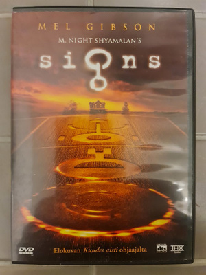 Signs (2002) dvd, Mel Gibson, Joaquin Phoenix, Shyamalan
