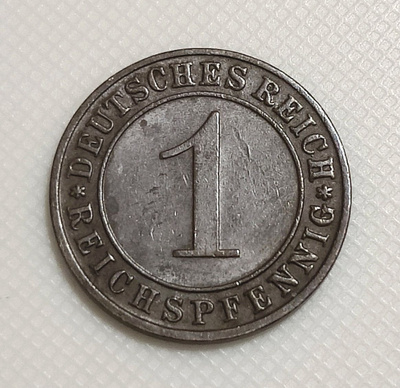 Saksa 1 Pfennig 1935D