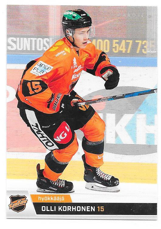 2018-19 CardSet #79 Olli Korhonen KooKoo
