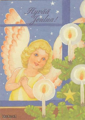 RUDOLF KOIVU - ENKELI JA KYNTTILÄT - SPRn TAITTOKORTTI