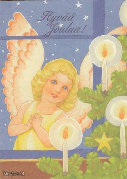 RUDOLF KOIVU - ENKELI JA KYNTTILÄT - SPRn TAITTOKORTTI