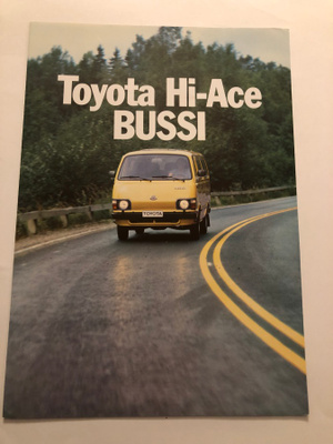 Myyntiesite - Toyota Hi-Ace Bussi - 1982