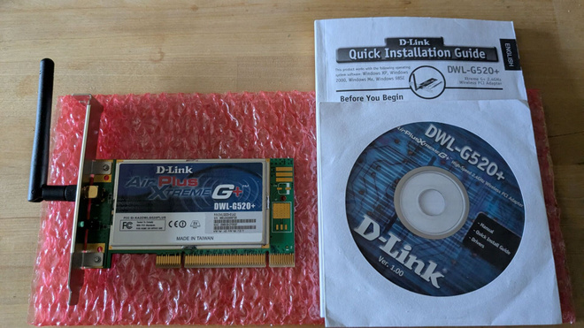 D-Link Wlan/wifi kortti 32-bit PCI väylään