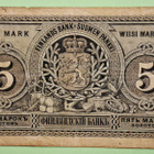 5 mk 1886. Pitkä repeämä (ei näy kuvassa). - pikkukuva 2