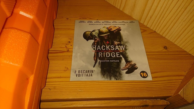 Hacksaw Ridge DVD Leffapokkari