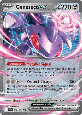 Genesect ex 067/086 - Black Bolt - NM/M